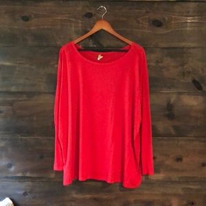 Piko 1988 Fire Red long sleeve top